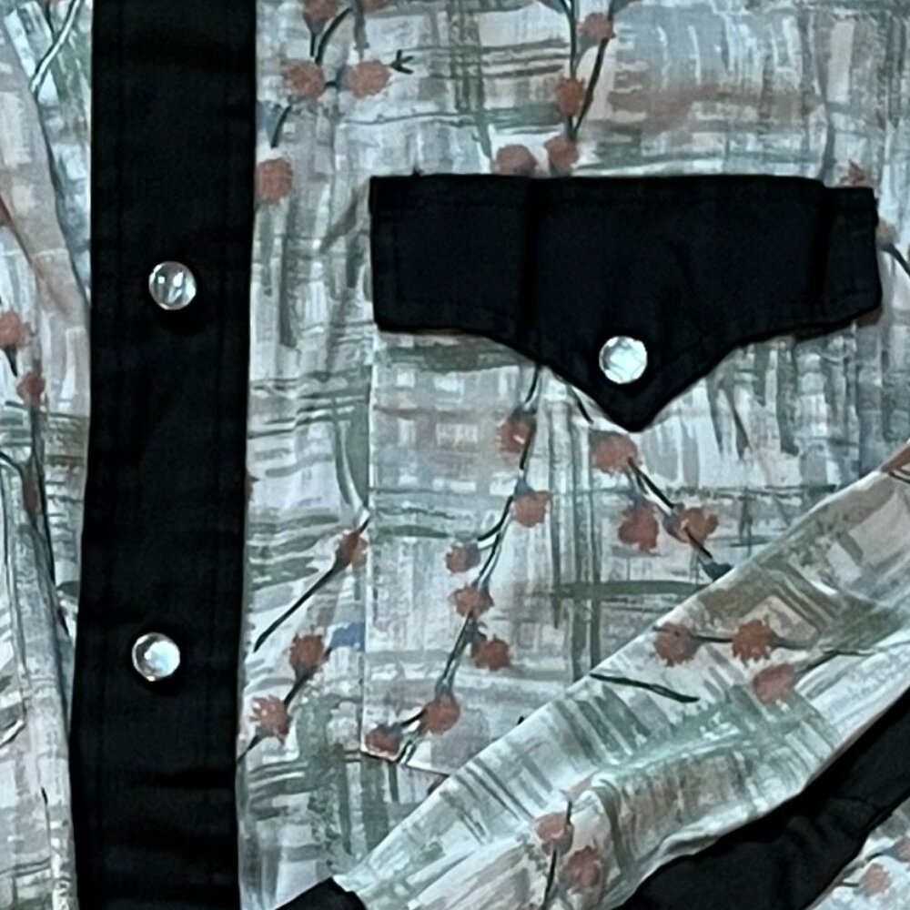 Vintage 1970's Cowboy Shirt - Picture 4 of 4